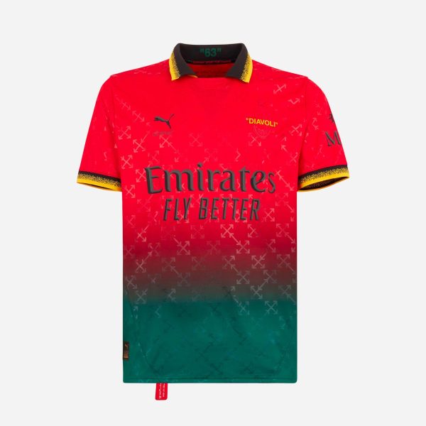 AC Milan - Off-White roja 24/25
